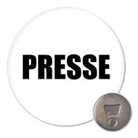 Magnet Presse Schriftzug 59mm Kühlschrankmagnet...