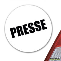 Aufkleber Presse Schriftzug 10cm Sticker