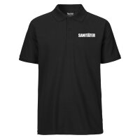 Herren Polo Shirt Sanitäter Schriftzug...