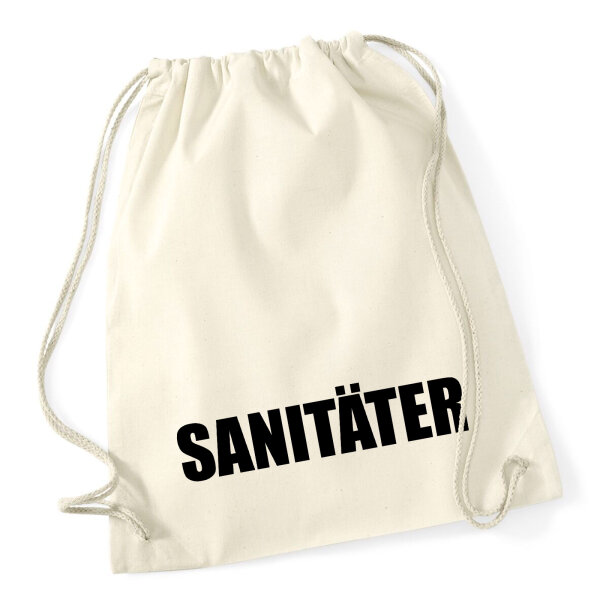 Turnbeutel Sanitäter Schriftzug 12 Liter
