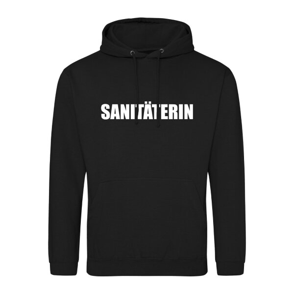 Unisex Hoodie Sanitäterin Schriftzug Größe S-3XL