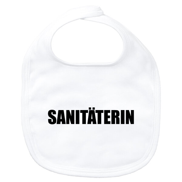 Baby Lätzchen Sanitäterin Schriftzug