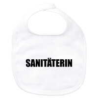 Baby Lätzchen Sanitäterin Schriftzug