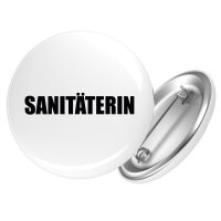 Button Sanitäterin Schriftzug