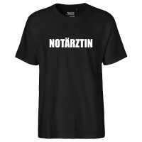 Herren T-Shirt Not&auml;rztin Schriftzug