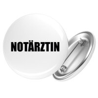 Button Notärztin Schriftzug