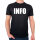 Herren T-Shirt Info Symbol Größe S-3XL