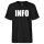 Herren T-Shirt Info Symbol