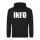 Unisex Hoodie Info Symbol Größe S-3XL