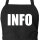 Schürze Info Symbol