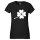 Damen T-Shirt Kleeblatt Silhouette Größe XS-XXL