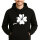 Unisex Hoodie Kleeblatt Silhouette Größe S-3XL