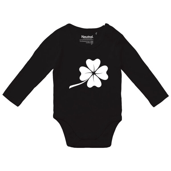 Baby Body Kleeblatt Silhouette Größe 62-80