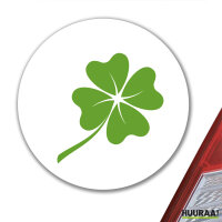 Aufkleber Kleeblatt Silhouette 10cm Sticker