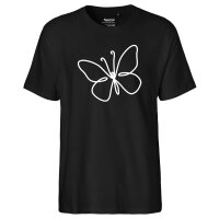 Herren T-Shirt Schmetterling Silhouette Größe...