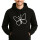 Unisex Hoodie Schmetterling Silhouette Größe S-3XL