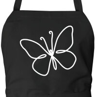 Schürze Schmetterling Silhouette