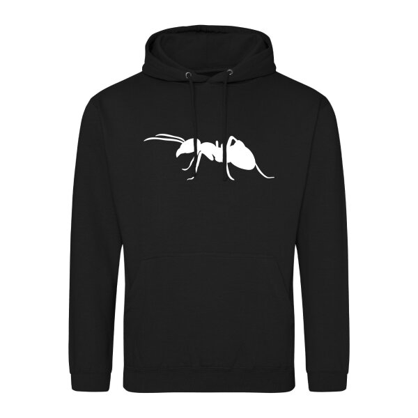 Unisex Hoodie Ameise Silhouette Größe S-3XL