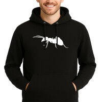 Unisex Hoodie Ameise Silhouette Größe S-3XL