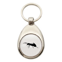 Schlüsselanhänger Ameise Silhouette
