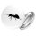 Button Ameise Silhouette
