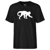 Herren T-Shirt Affe Silhouette Größe S-3XL