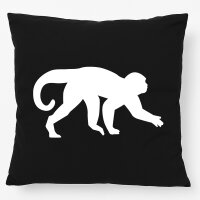 Kissen Affe Silhouette 40x40cm