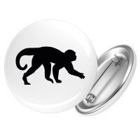 Button Affe Silhouette