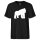 Herren T-Shirt Gorilla Silhouette Größe S-3XL