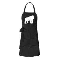 Schürze Gorilla Silhouette