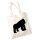 Jutebeutel Gorilla Silhouette 10 Liter