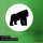 Aufkleber Gorilla Silhouette 10cm Sticker