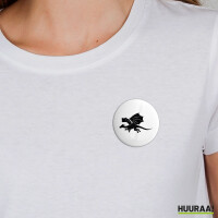 Button Drache Silhouette