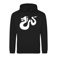 Unisex Hoodie Dragon Silhouette Größe S-3XL