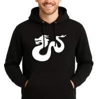 Unisex Hoodie Dragon Silhouette Größe S-3XL