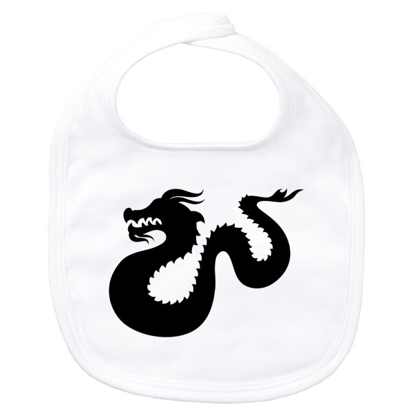 Baby Lätzchen Dragon Silhouette
