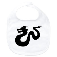 Baby Lätzchen Dragon Silhouette