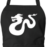 Schürze Dragon Silhouette