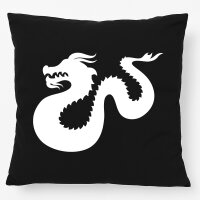 Kissen Dragon Silhouette 40x40cm