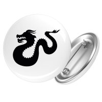 Button Dragon Silhouette