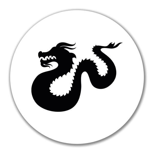 Aufkleber Dragon Silhouette 10cm Sticker