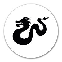 Aufkleber Dragon Silhouette 10cm Sticker