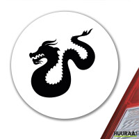 Aufkleber Dragon Silhouette 10cm Sticker