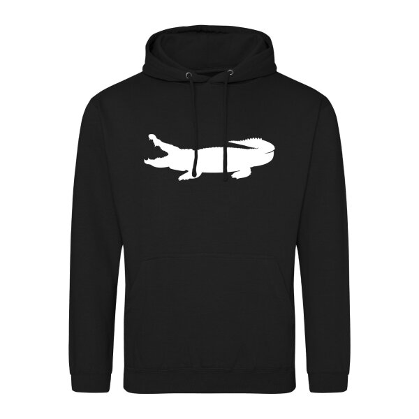 Unisex Hoodie Krokodile Silhouette Größe S-3XL