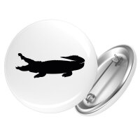 Button Krokodile Silhouette