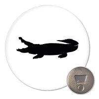 Magnet Krokodile Silhouette 59mm Kühlschrankmagnet...