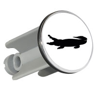 Waschbeckenstöpsel Krokodile Silhouette 4cm...