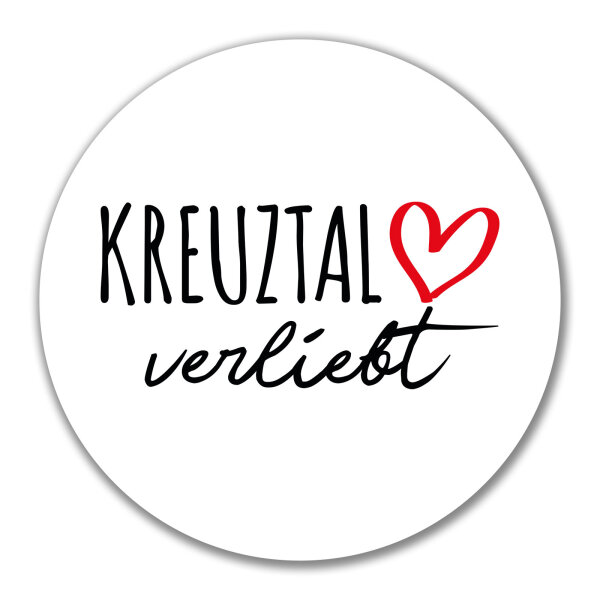 Aufkleber Kreuztal verliebt 10cm Sticker