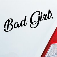 Autoaufkleber Bad Girl ca. 19x6cm
