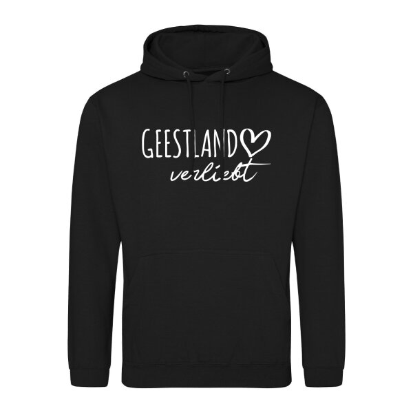 Unisex Hoodie Geestland verliebt Größe S-3XL